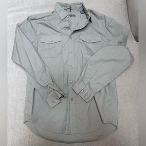 Men's Classic Gray Dress Shirt